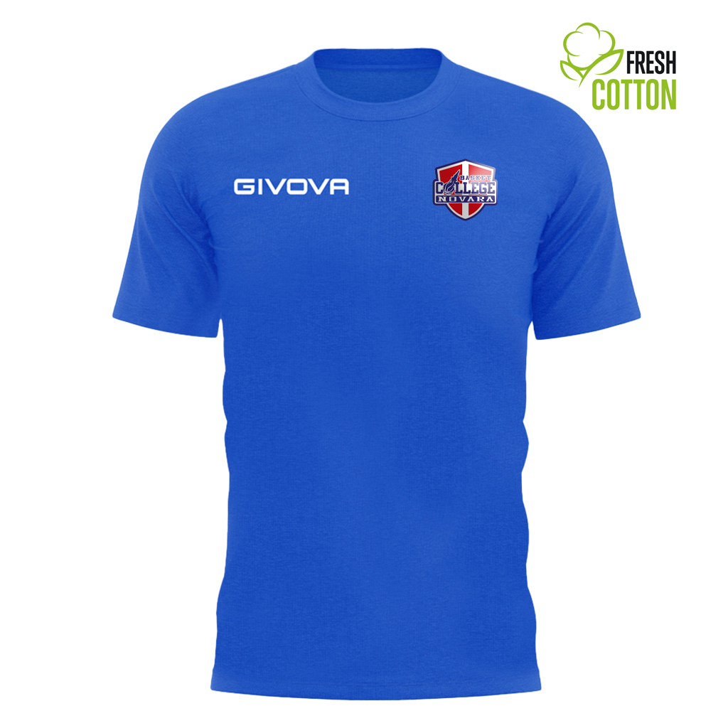 T-Shirt Cotone Fresh - BASKET COLLEGE NOVARA - immagine 2