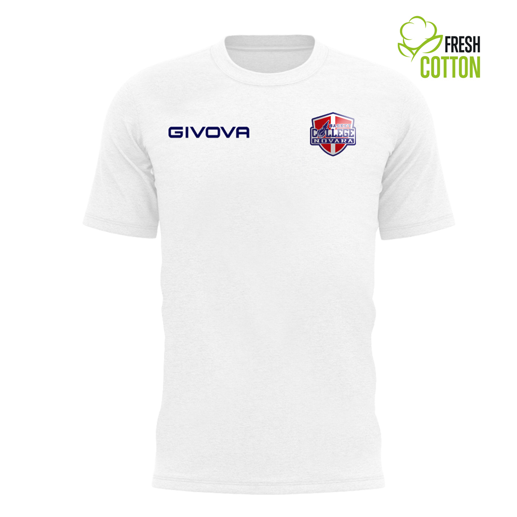 T-Shirt Cotone Fresh - BASKET COLLEGE NOVARA - immagine 3