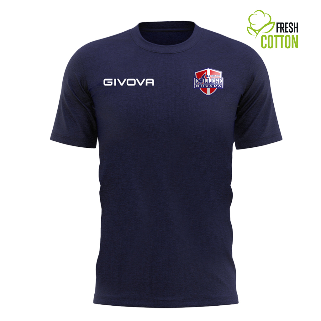 T-Shirt Cotone Fresh - BASKET COLLEGE NOVARA - immagine 4