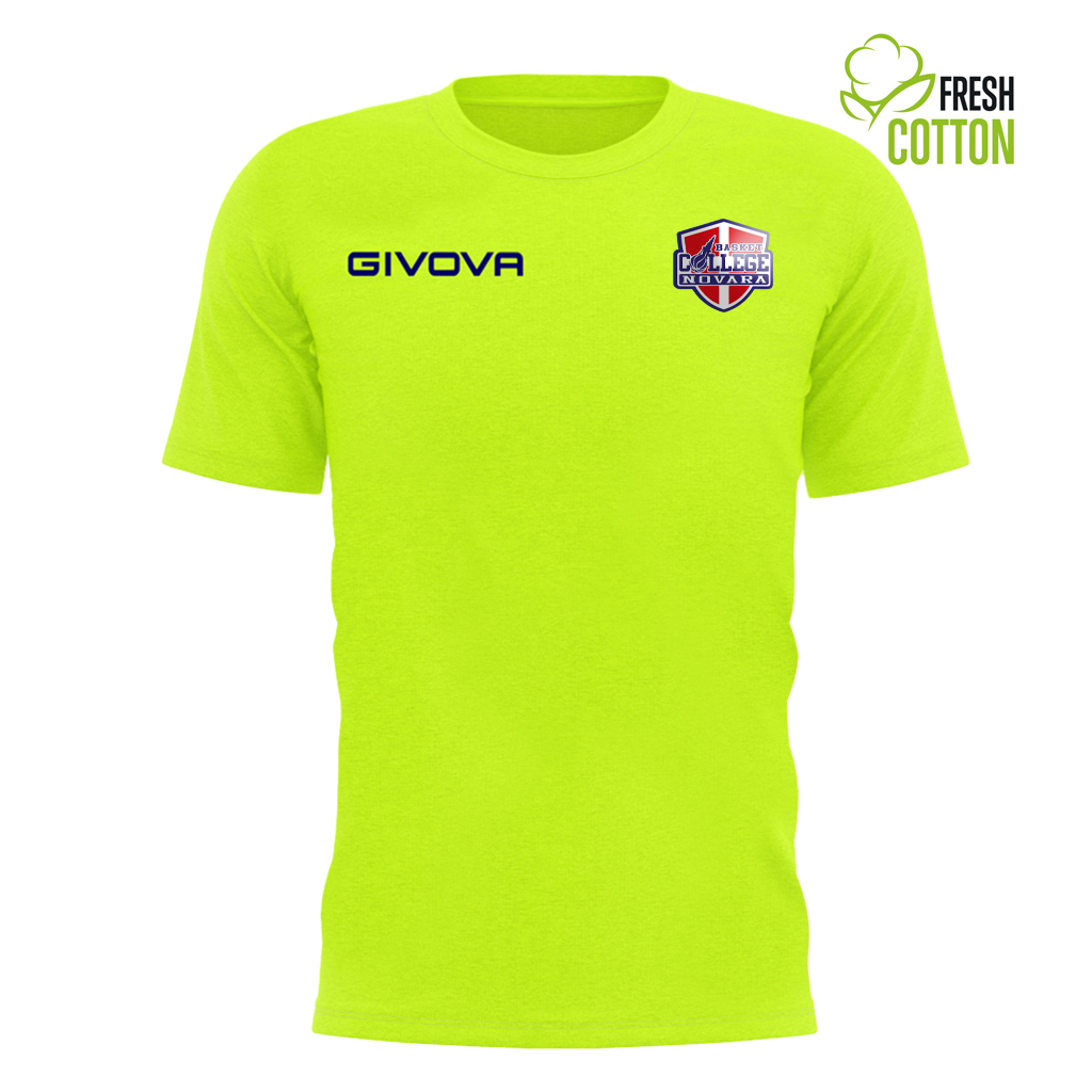 T-Shirt Cotone Fresh - BASKET COLLEGE NOVARA - immagine 5