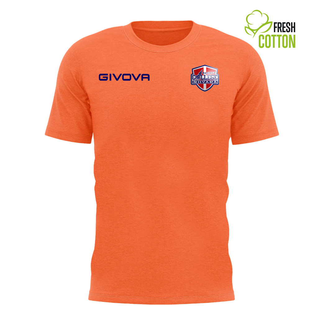 T-Shirt Cotone Fresh - BASKET COLLEGE NOVARA - immagine 6