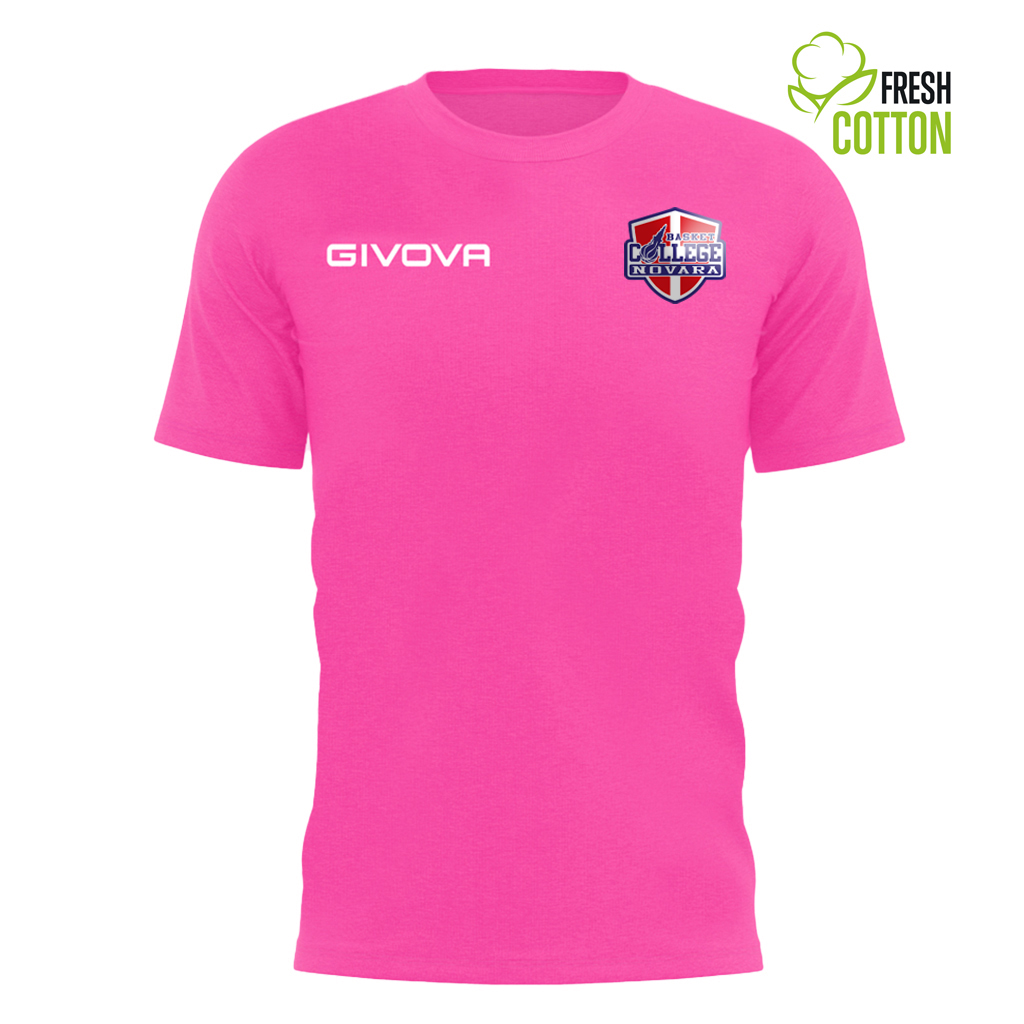T-Shirt Cotone Fresh - BASKET COLLEGE NOVARA - immagine 7
