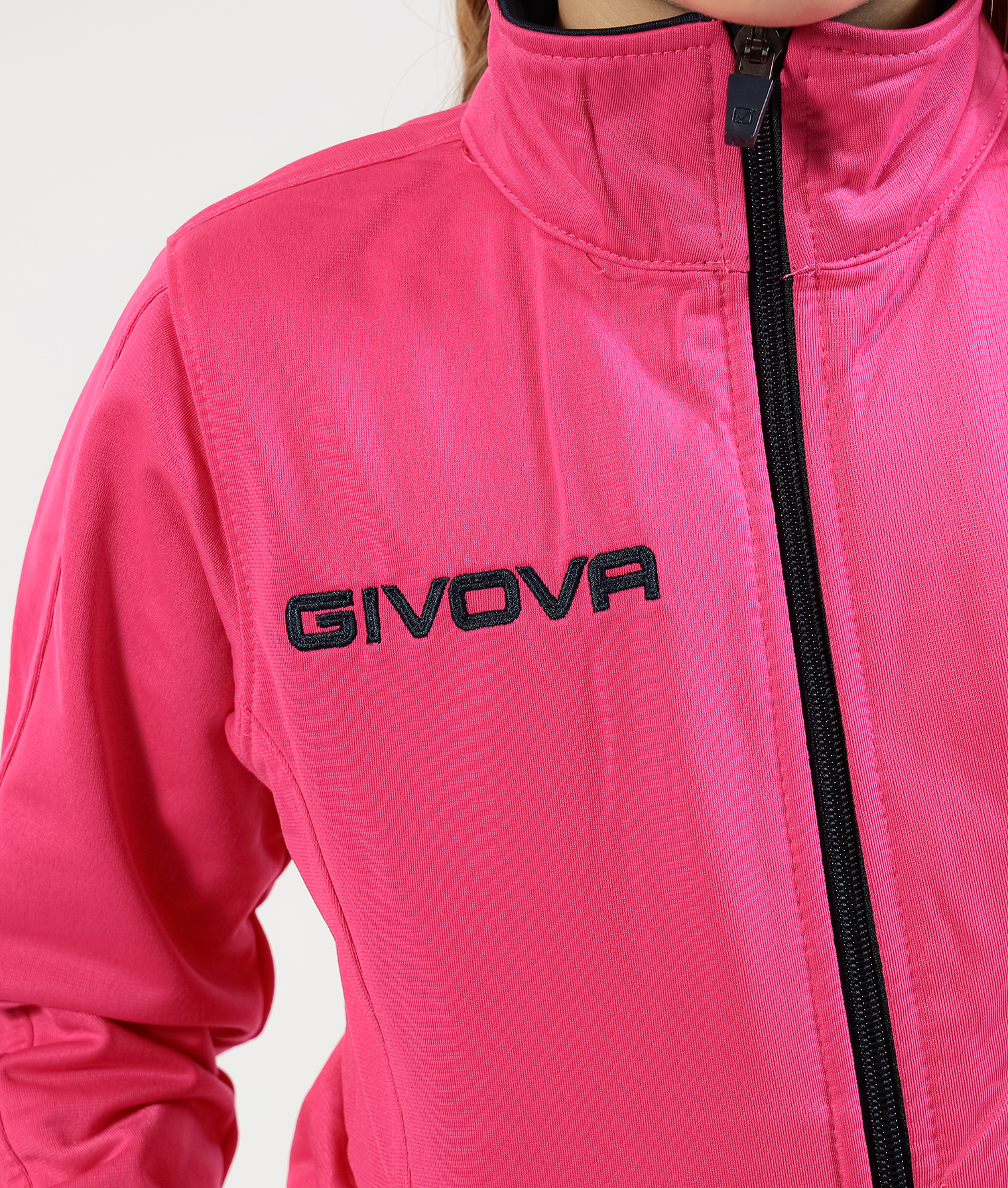 Tuta Torino Givova - Comoda E Stilosa, In Poliestere, Con Logo Ricamato E Zip Intera - Foto 2